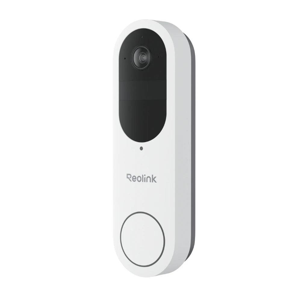 Reolink 2K Battery Doorbell WiFi Outdoor Wireless Doorbell, Battery/Wired Power, Storage Encryption via Home Hub, Without Chime