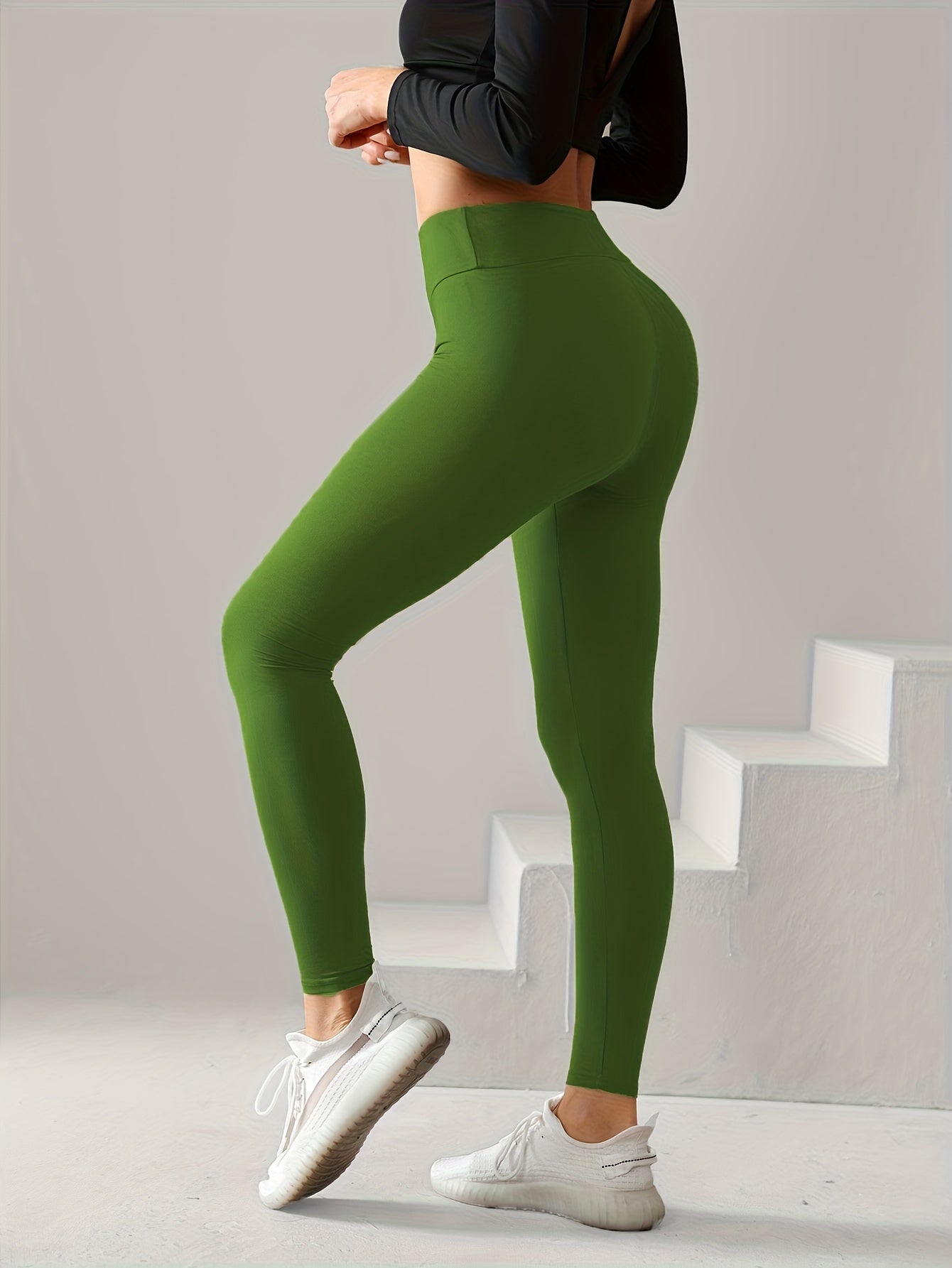 Women’s Slim Fit Yoga Leggings – High Waist Stretchy Fitness, Workout & Activewear Pants