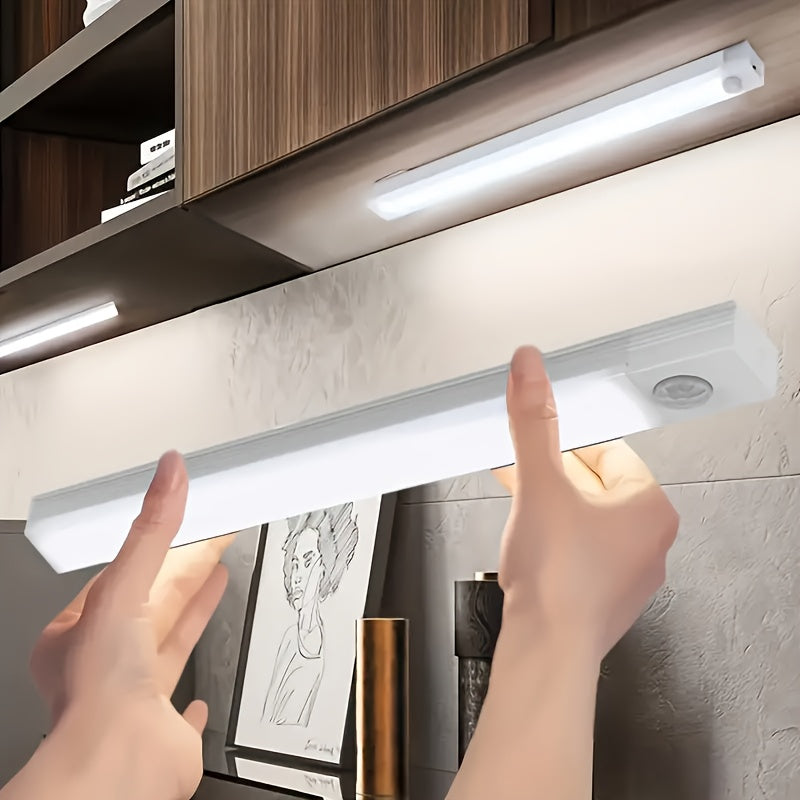 Wireless Motion Sensor LED Light – USB Rechargeable, Ultra-Slim Magnetic Cabinet Lamp for Kitchen, Hallways & Wardrobes