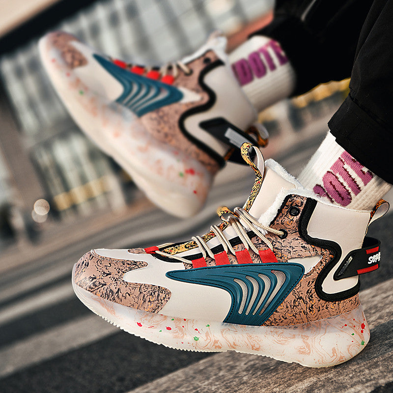 Men’s 2023 Winter Snow Boots – Warm Fleece Lined Non-Slip Ankle Shoes for Outdoor Walking & Hiking