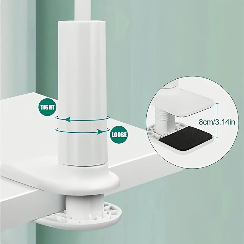 360° Rotating Tablet & Phone Holder – Flexible Spiral Base Lazy Stand for Bedside, Desk & Home Use