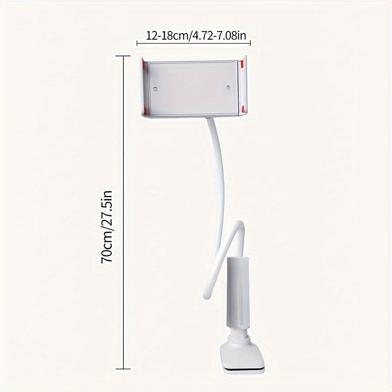 360° Rotating Tablet & Phone Holder – Flexible Spiral Base Lazy Stand for Bedside, Desk & Home Use