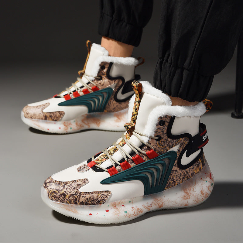 Men’s 2023 Winter Snow Boots – Warm Fleece Lined Non-Slip Ankle Shoes for Outdoor Walking & Hiking