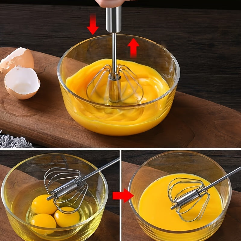 1Pc Portable Handheld Mixer | Easy One-Touch Mixing for Eggs, Cream & Batter | Perfect Kitchen Tool for Baking & Cooking Lovers