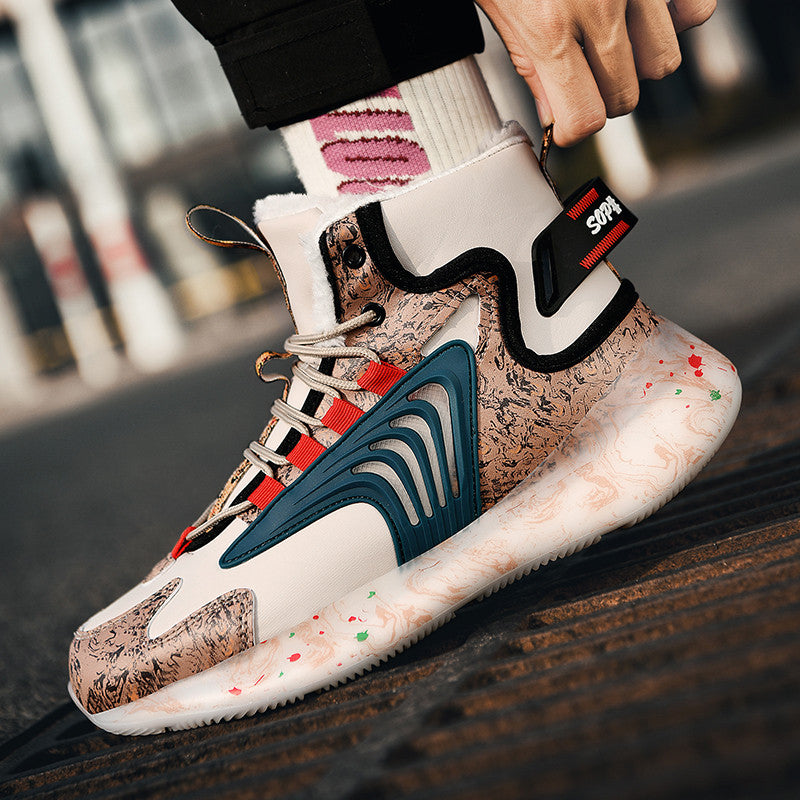 Men’s 2023 Winter Snow Boots – Warm Fleece Lined Non-Slip Ankle Shoes for Outdoor Walking & Hiking